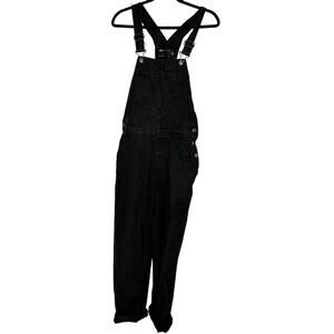 ASOS DESIGN – Hourglass Original Denim Overalls – Black – US 6